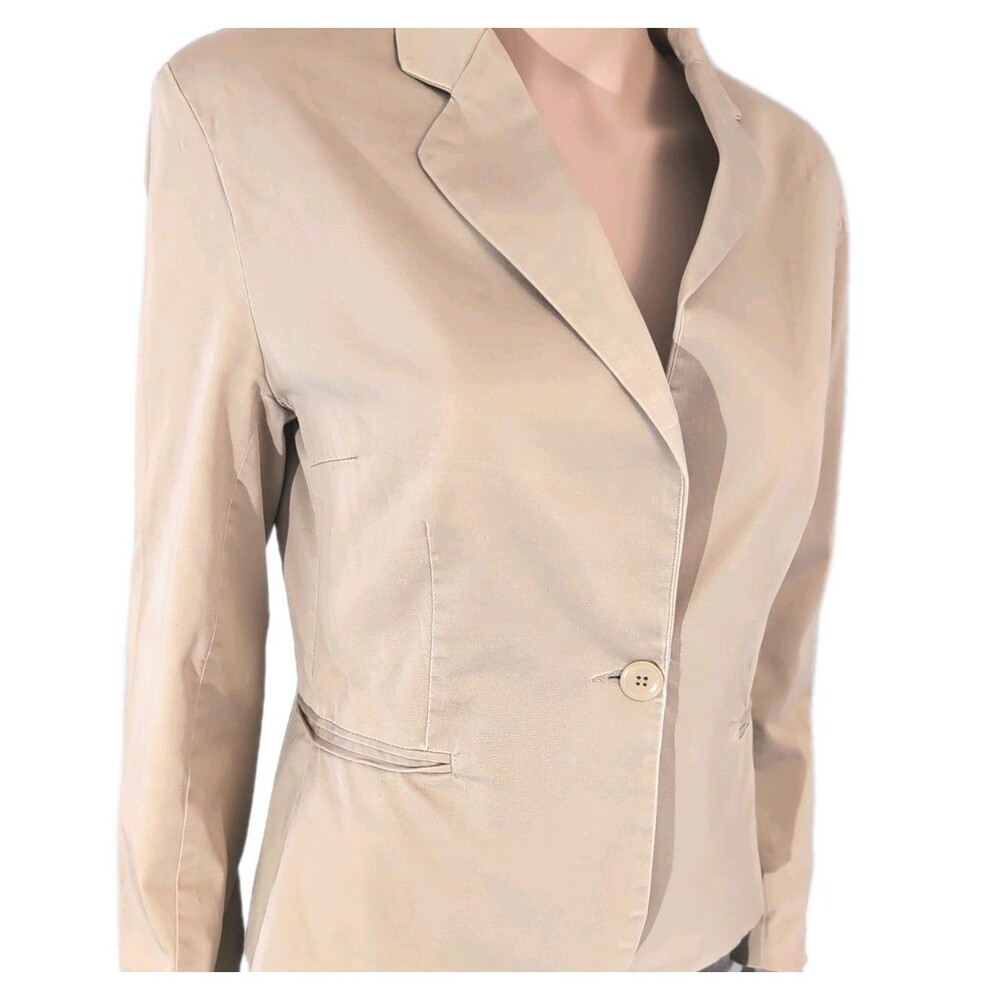 Zara  Women's Beige Blazer, Size 10 US, - Picture 2 of 7